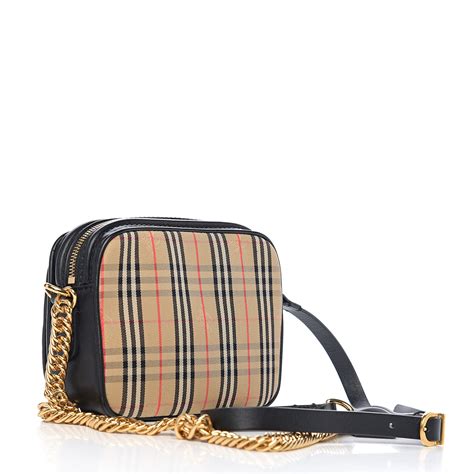 burberry smooth calfskin 1983 knight check link camera|Burberry The 1983 Check Link Camera Bag .